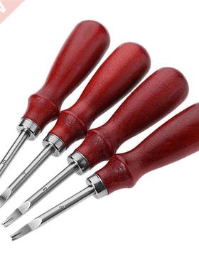 1 Set 4Pcs  Chamfering Trimming Knife Leather Carving Too