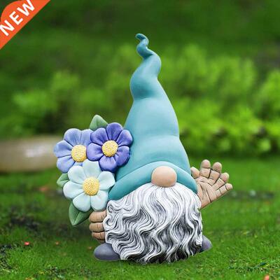 Cartoon Faceless Doll Home Garden Gnomes Statue Figurines Te