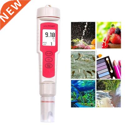 Digital pH Meter 2 in 1 PH/Temperature Meter Digital Water Q