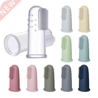 Baby Silicone Finger Toothbrush with Box Children Teeth Clea