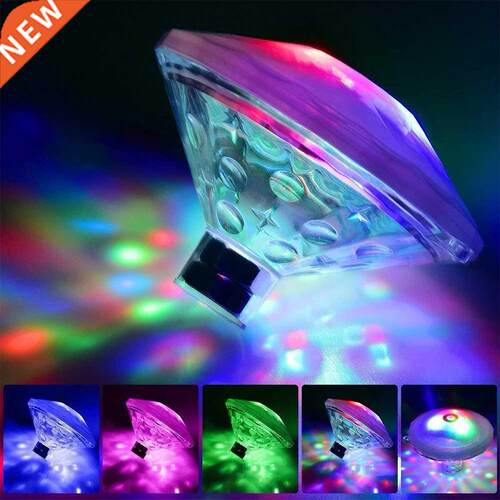Floatng Underwater Lght RGB Submersble LED Dsco Party