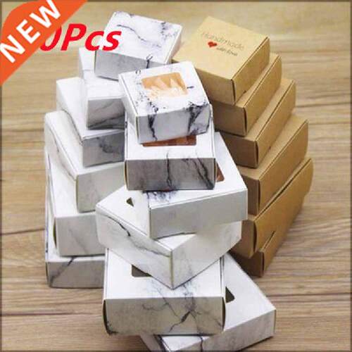 10 Pcs Hot Sell  Kraft Gift Boxes White/Brown/Black