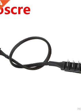 1 To 5 4-Pin Mex TX4 PWM CPU Coing Fan Splitter Adapter