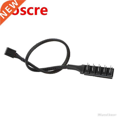 1 To 5 4-Pin Mex TX4 PWM CPU Coing Fan Splitter Adapter