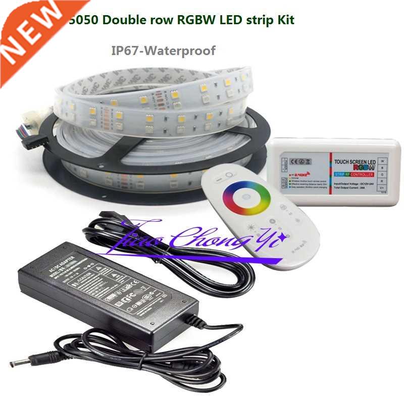 5M 12V SMD RGBW white 5050 600LED Double Row LED Strip +2.4G