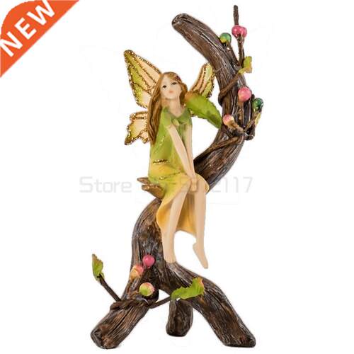 Europe Pastoral Forest Angel Figurines Home Decor Desktop