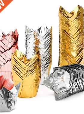 50 Peces Cake Muffn Cups Holder Heavy Duty Heat Resstant