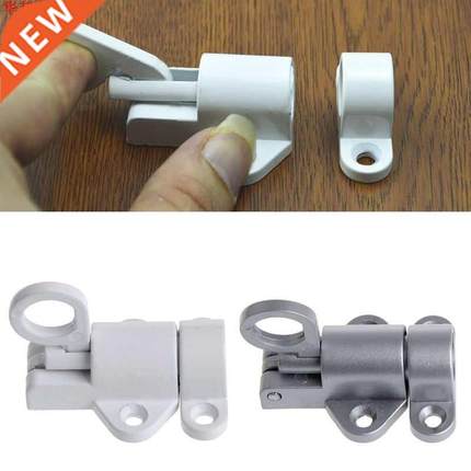 Security Pull Ring Spring Bounce Door Bolt Window Gate Alumi