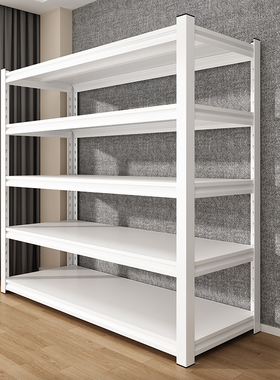 家用货架置物架多层落地仓库阳台杂物间储藏室商用超市钢制收纳架