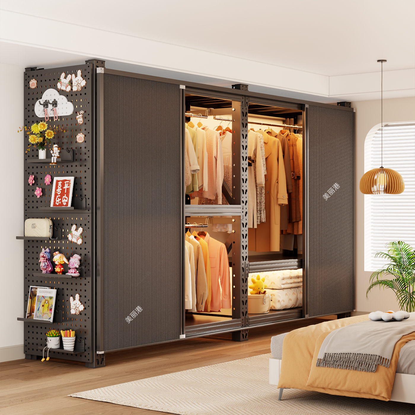 爆卖10w+送货上门】货架衣柜卧室