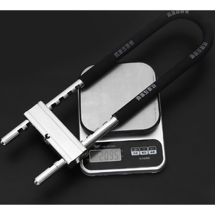 玻璃门锁U型锁锁具双门插锁玻璃锁推拉门长锁商铺u锁型室外U形锁