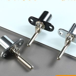 抽屉锁三连锁办公桌抽屉锁芯一锁三小锁三联锁文件柜锁头联动锁杆