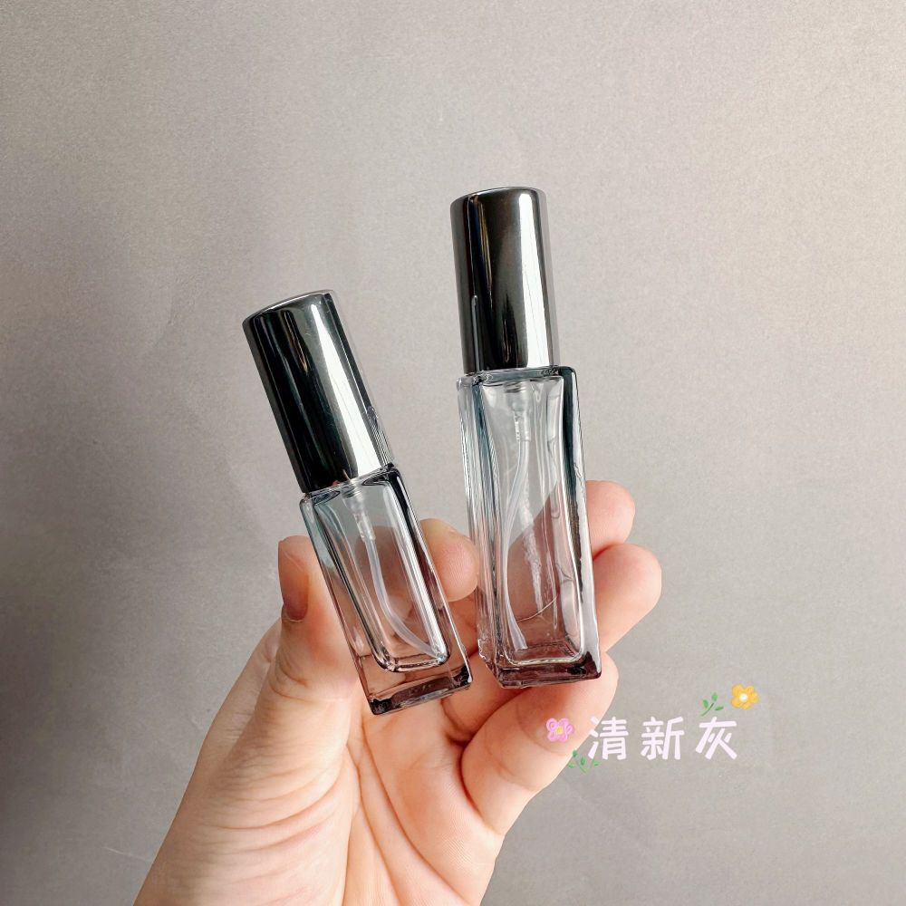 香水分装瓶5ml10ml方形瓶高端便携式旅行喷雾瓶小样玻璃空瓶