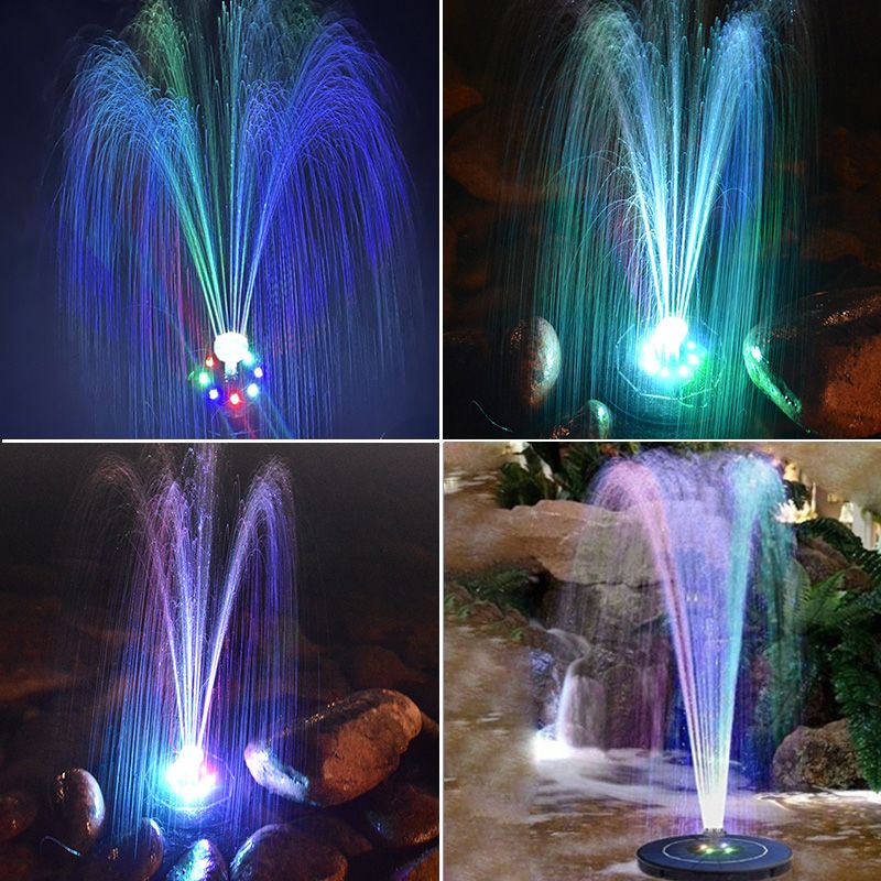 太阳能喷泉自动鱼池户外庭院假山循环水泵增氧小型家用水缸喷水器