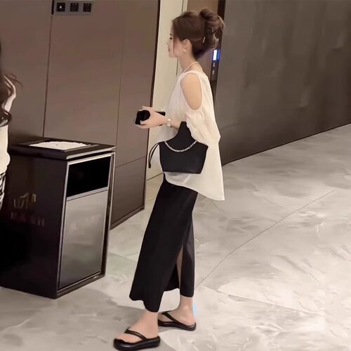 显高设计感防晒衣半身裙两件套