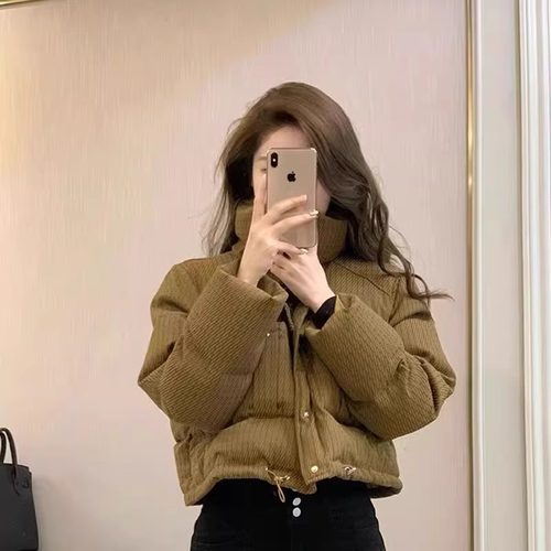 小个子高级感短款羽绒棉服棉袄潮