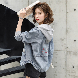 洋气减龄牛仔外套女百搭春季2026新款女装小个子宽松韩版短牛仔衣