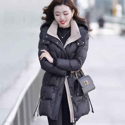 24冬新款妈妈装洋气加厚保暖棉衣