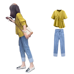 酷搭配一整套夏装小众不撞款高级时尚套装减龄酷盐系炸街两件套女