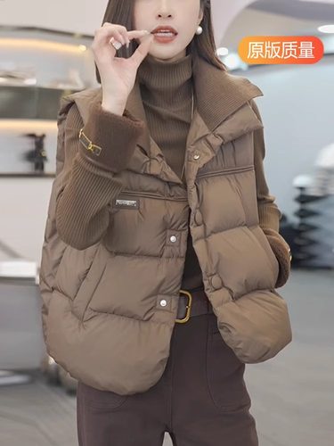 2023秋冬新款外穿宽松小背心棉服