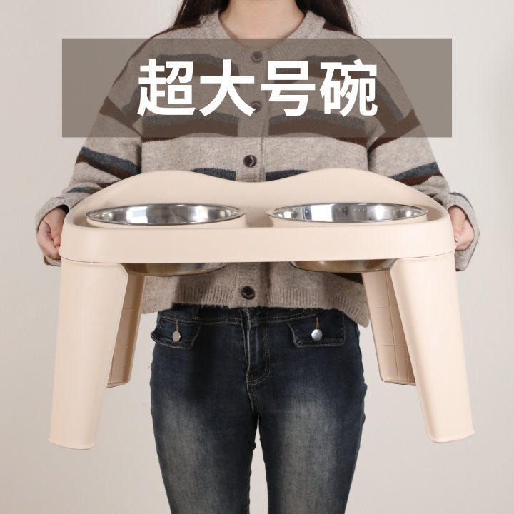 宠物饮水喂食器猫咪双碗