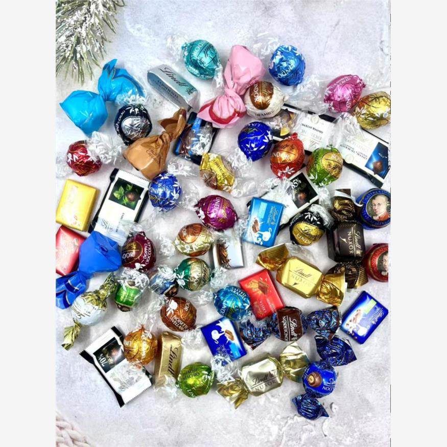 现货试吃法国瑞士莲薄荷海盐覆盆子开心果酒心血橙抹茶巧克力70%