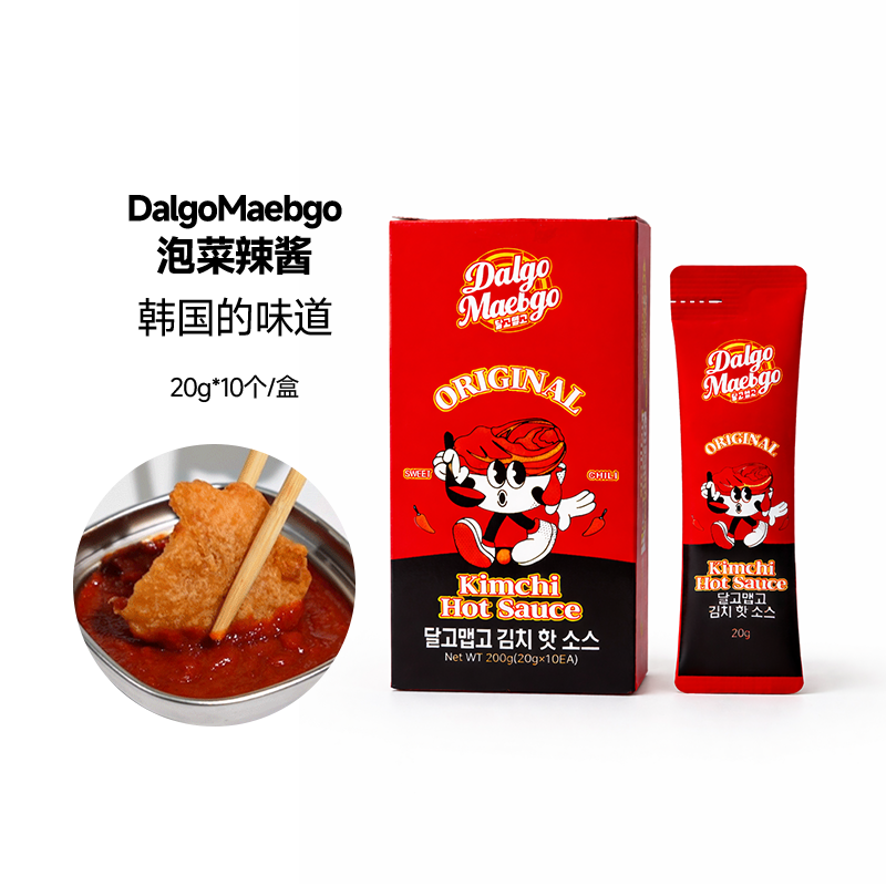 DalgoMaebgo又甜又辣泡菜辣酱韩国原装进口泡菜正宗酱200g*1盒