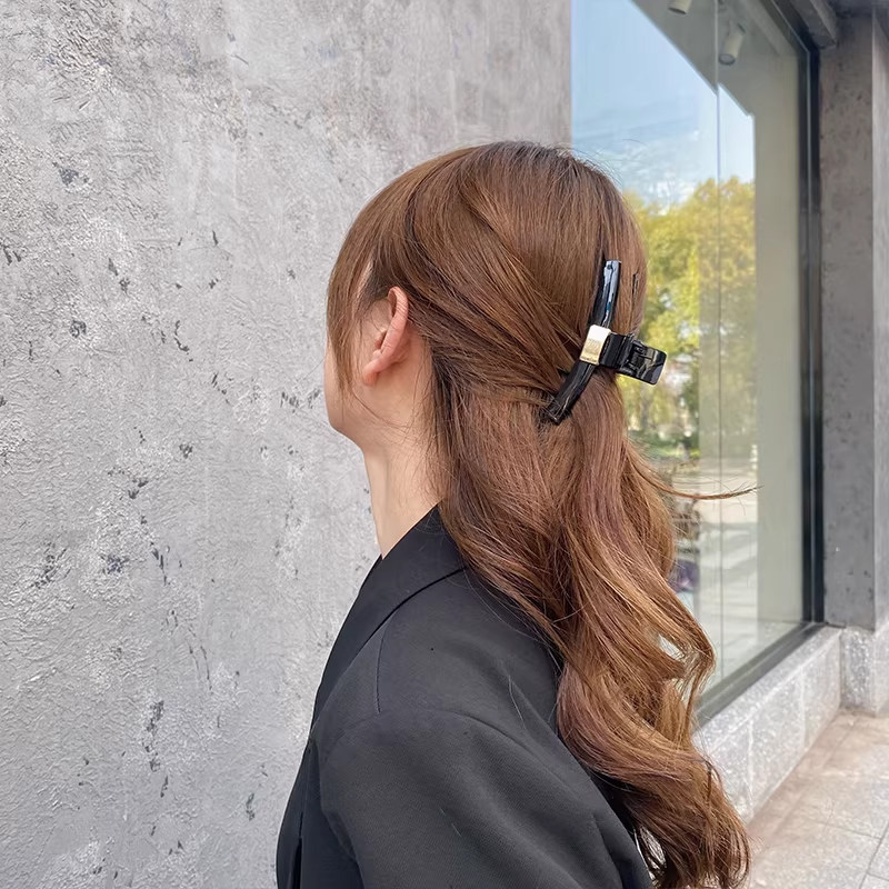 抓夹大号发量多韩国复古简约黑色发夹后脑勺洗澡盘发鲨鱼夹马尾夹,饰品/流行首饰/时尚饰品新,发饰,淘宝优惠券,粉丝福利购,淘宝优惠卷