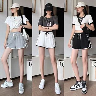 casual and shorts for Loose women女士宽松运动休闲短裤 sports