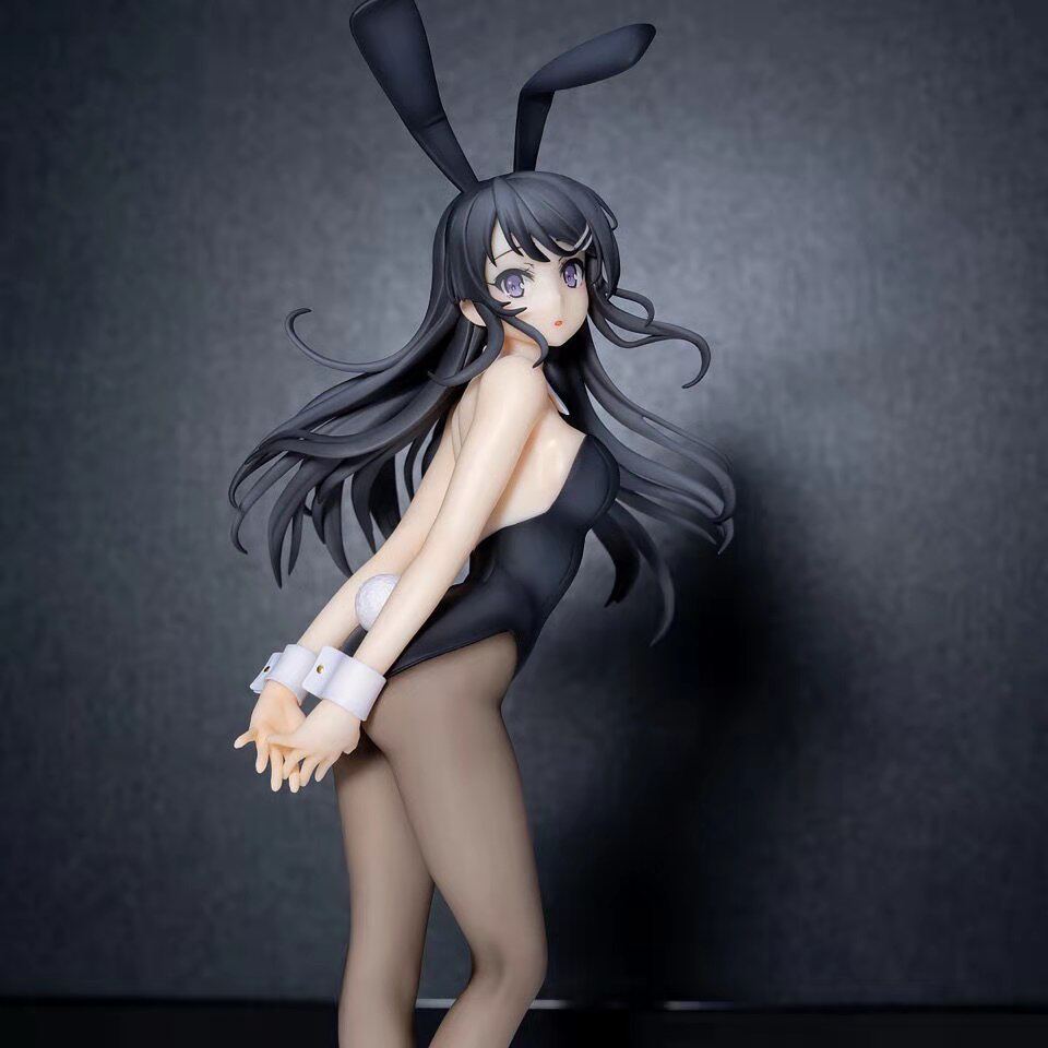 兔女郎手办樱岛麻衣手办二次元美女手办海景房电脑机箱手办摆件