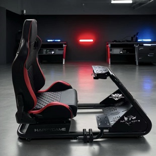 賽車模拟器座椅支架家用游戏方向盘軚盤支架带手刹大扭矩魔爪r5r9
