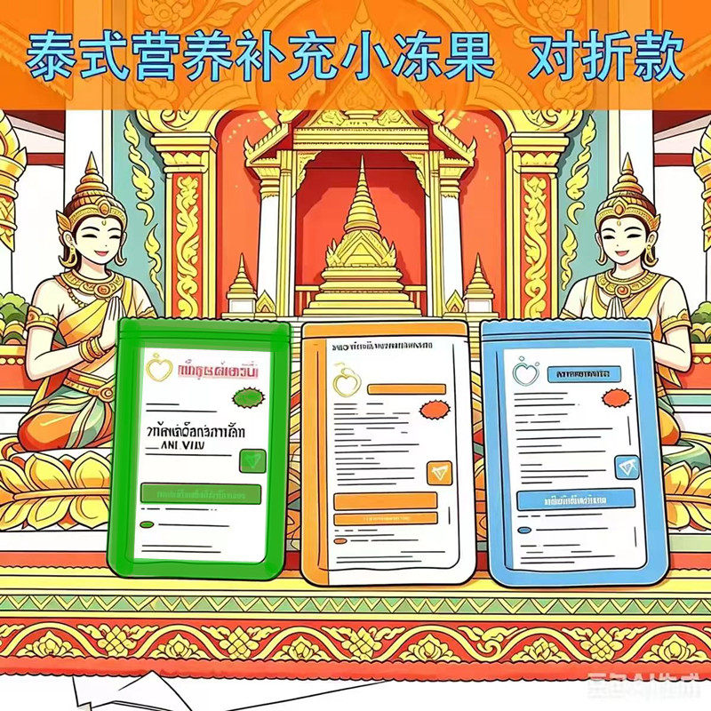 【当天发货】泰匡原装正品【一盒7包】果冻水果味解馋小果冻