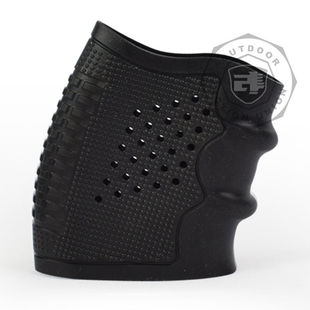 跨境亚马逊 握把2凹凸防滑胶套 G17 G18 G19握把通用防滑胶套