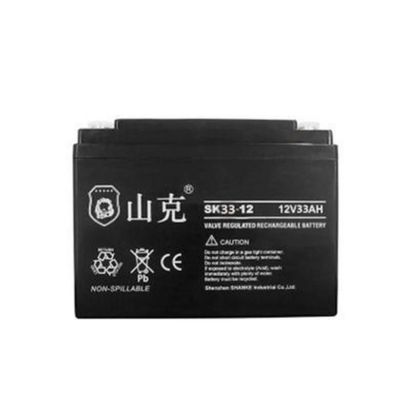 山克蓄电池SK24-12 12V24AH监控系统UPS电源消防主机EPS应急专用-封面