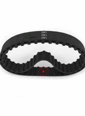 梯形单面齿橡胶同步带154L/41齿050 075 100 125数控机床正时皮带