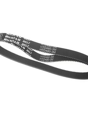 圆弧橡胶同步带HTD 3M480«STS RPP»加海绵彩胶160双面齿形带DADB
