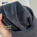 回力加绒卫衣男重磅一体绒保暖上衣青少年2025新款 冬 圆领外套男士