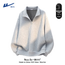 加厚保暖内搭套头衫 回力加绒卫衣男士 半拉链男款 冬季 男A 2025新款