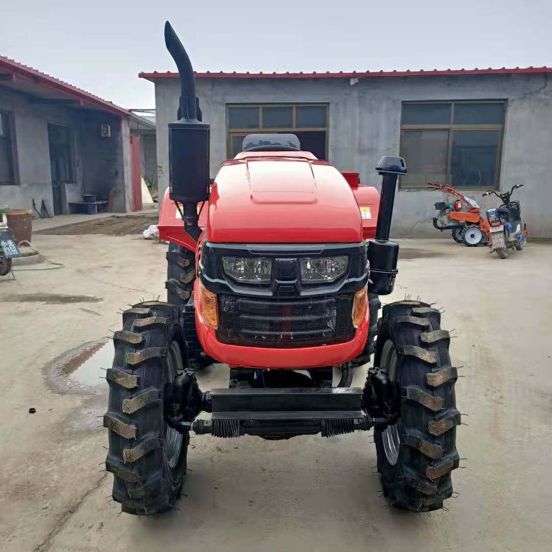 四驱小四轮拖拉机 山地丘陵耕地旋耕机 单缸小型拖拉机价格