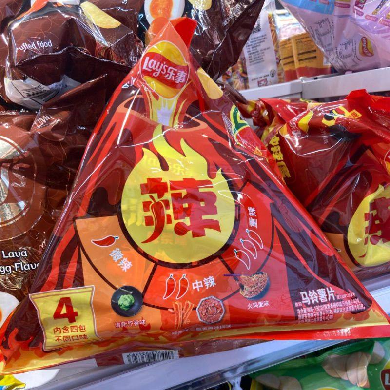 (偏远不送)临期乐事麻辣三角包薯片190g缤纷三角包薯片199g