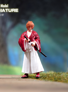 VM1/87/64/43/24 浪客剑心微缩场景微拍摄影车模型搭配手办小人偶