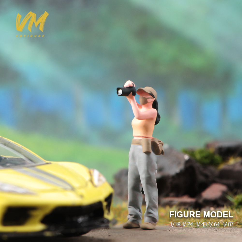 模型搭配小人偶diy涂装沙盘摆件