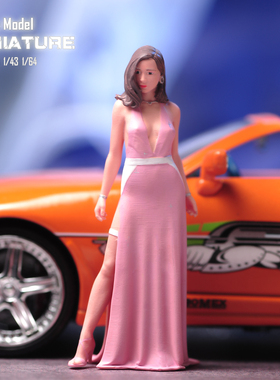 VM1/87/64/43/24/18占士邦邦德女郎微缩场景微拍摄影车模型人偶