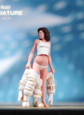 VM 1/87/64/43/24/18 艾伦·雷普莉微缩场景模型搭配手工涂装人偶