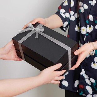 【空礼盒】威士忌杯两只装四只装通用礼盒丝带手提袋 送礼专用