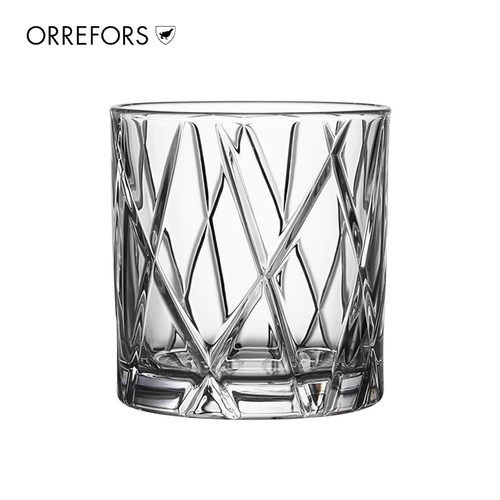orrefors水晶玻璃city威士忌酒杯