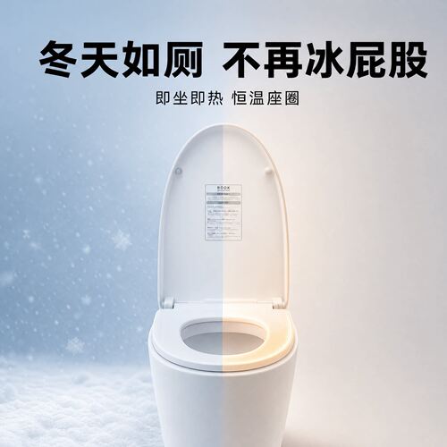 发热坐便盖板防水抗菌