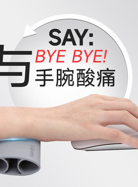 Fellowes范罗士鼠标垫护腕托键盘手托硅胶垫人体工学防腱鞘炎护腕