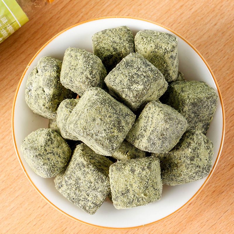 大麦青汁荷叶糕低脂零食膳食养生糕点零食薄荷黑芝麻山楂荷叶薄荷