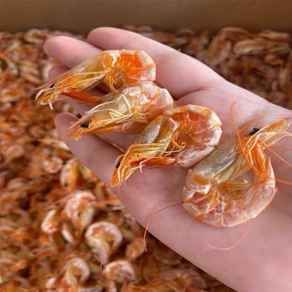 新鲜烤虾干即食烤虾淡干对虾解馋小零食海鲜干货大海味道虾干